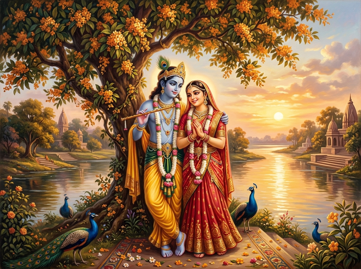 Radha Krishna Painting